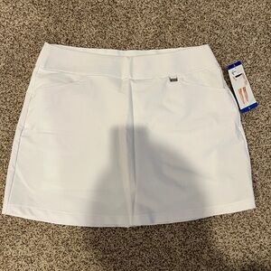 Greg Norman‎ Ladies Golf/Tennis Skort White Large Stretchy